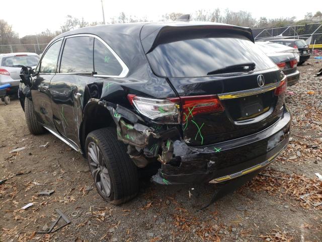 Photo 3 from auction – 2017 ACURA MDX TECHNO with VIN 5J8YD4H52HL003461