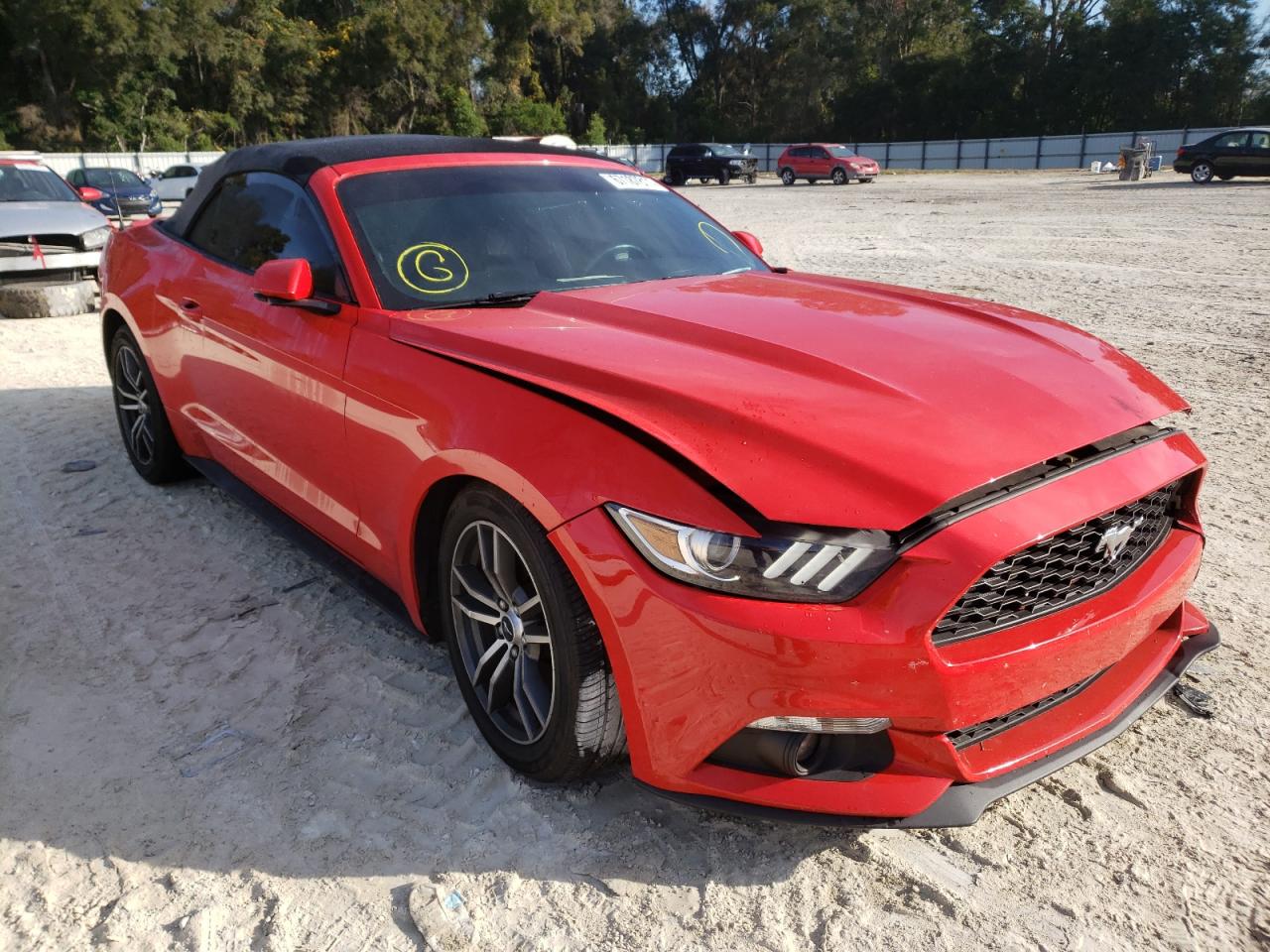 FORD MUSTANG 2017 with VIN 1FATP8UHXH5281817 - Photo from auction