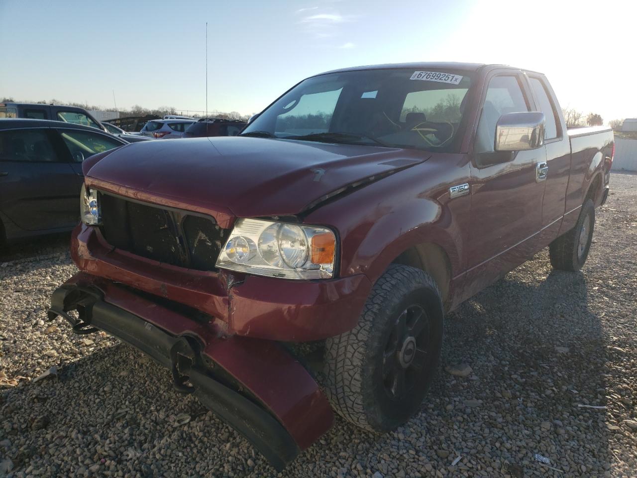 Photo 2 from auction – 2005 FORD F150 with VIN 1FTRX14W45FB59356