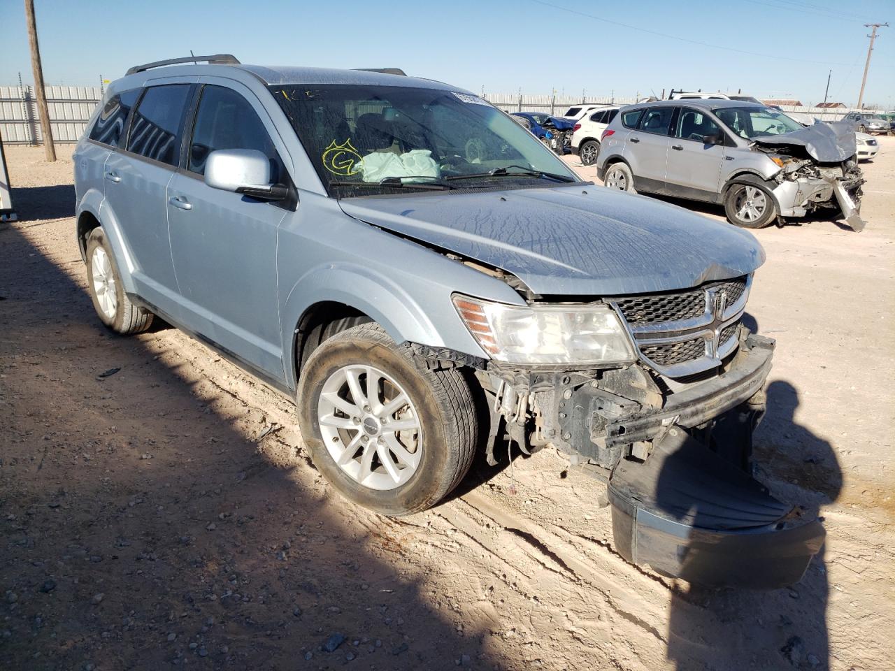 DODGE JOURNEY SX 2013 with VIN 3C4PDCBG4DT517034 - Photo from auction