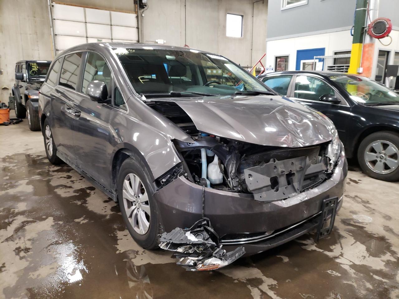 HONDA ODYSSEY EX 2014 with VIN 5FNRL5H64EB049263 - Photo from auction