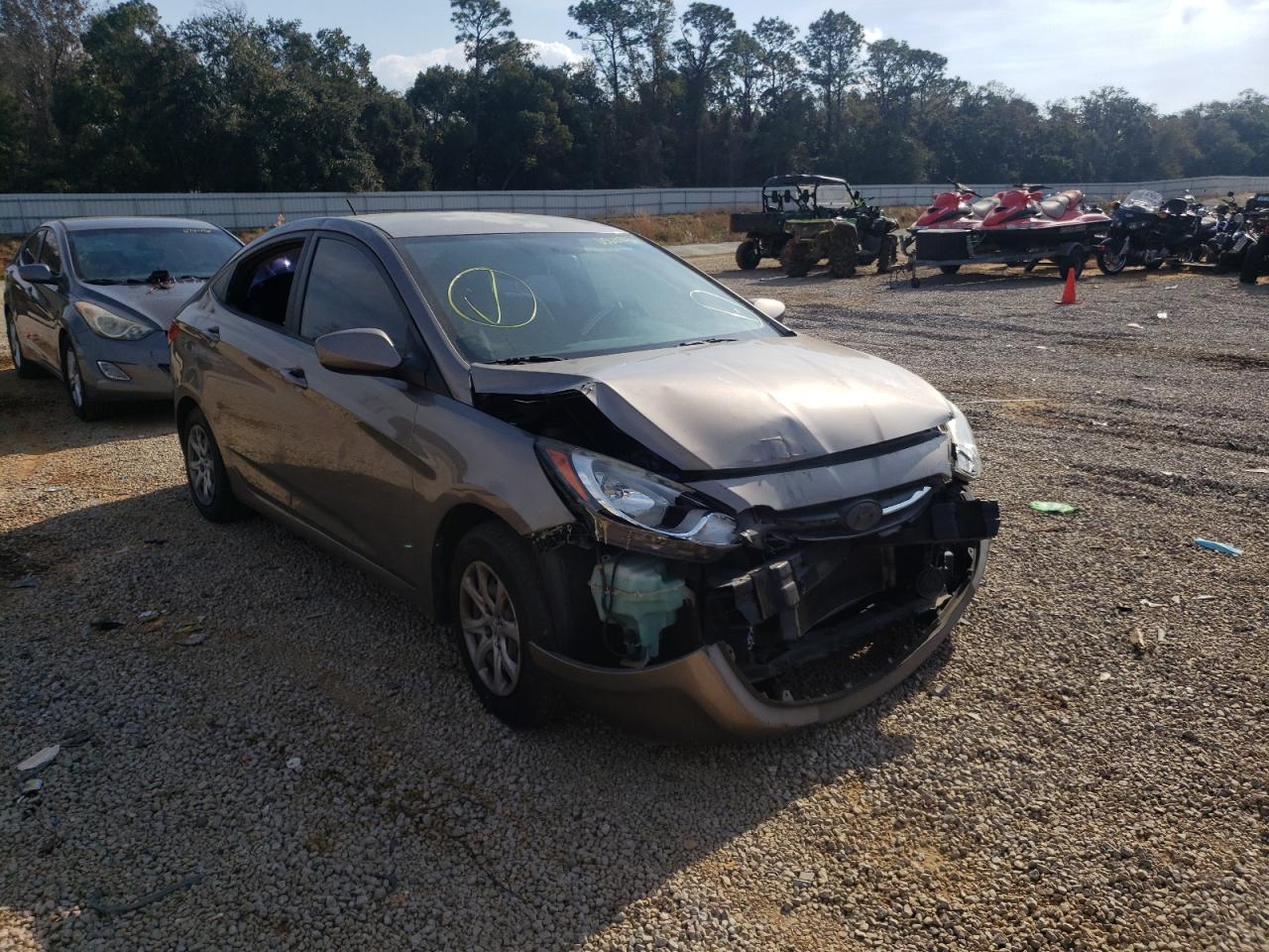 HYUNDAI ACCENT GLS 2012 with VIN KMHCT4AE9CU204519 - Photo from auction