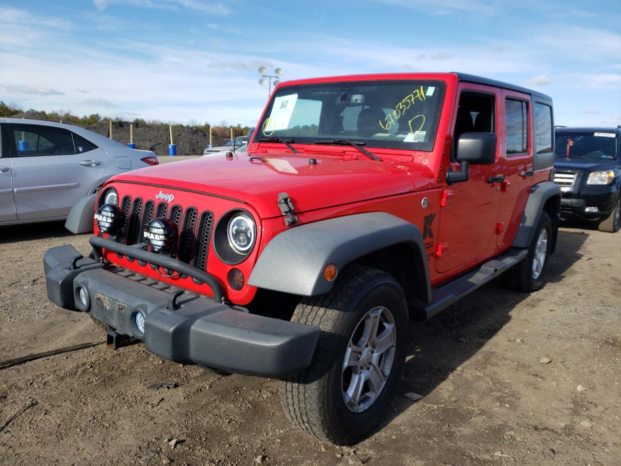 Photo 2 from auction – 2016 JEEP WRANGLER U with VIN 1C4HJWDG6GL241080