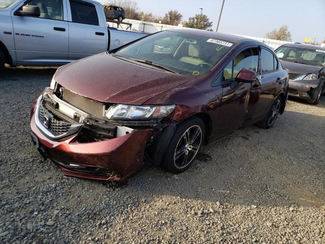 Photo 2 from auction – 2013 HONDA CIVIC LX with VIN 19XFB2F56DE203362