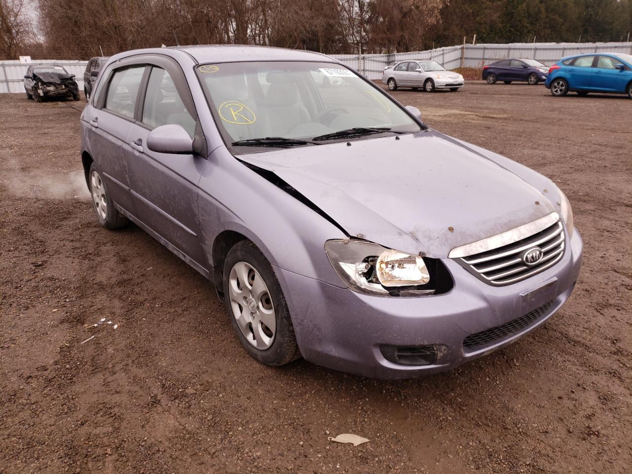 KIA SPECTRA SX 2009 with VIN KNAFE241295608223 - Photo from auction