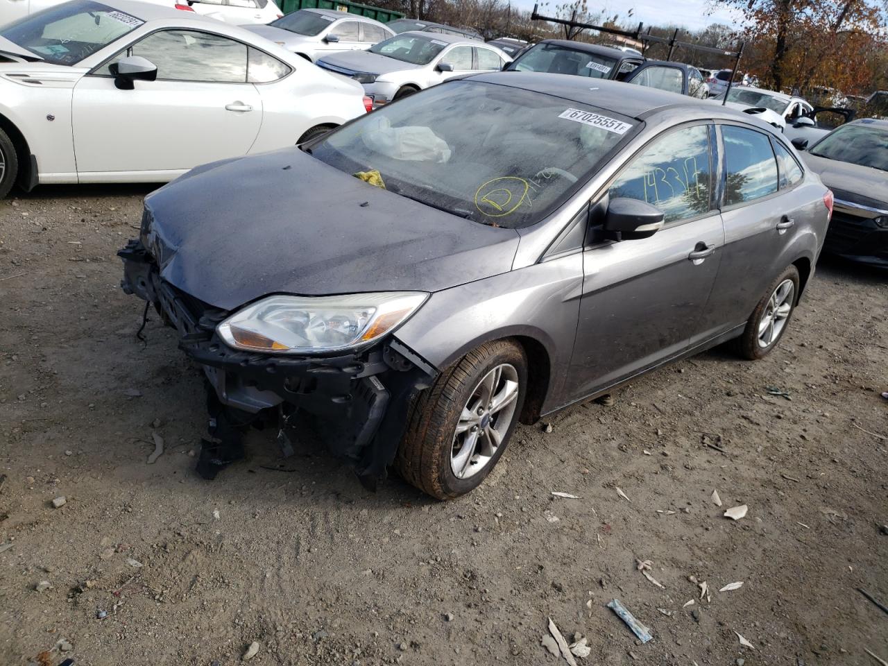 Photo 2 from auction – 2013 FORD FOCUS SE with VIN 1FADP3F23DL375561