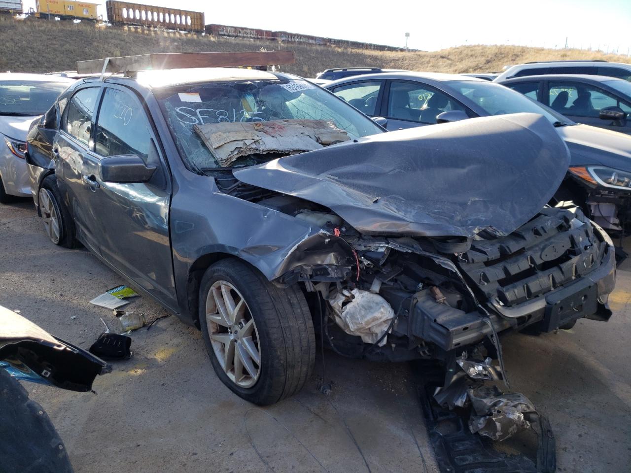 FORD FUSION SEL 2012 with VIN 3FAHP0JA0CR371997 - Photo from auction