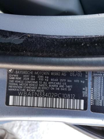Photo 10 from auction – 2002 BMW 325 IT with VIN WBAEN33402PC10812