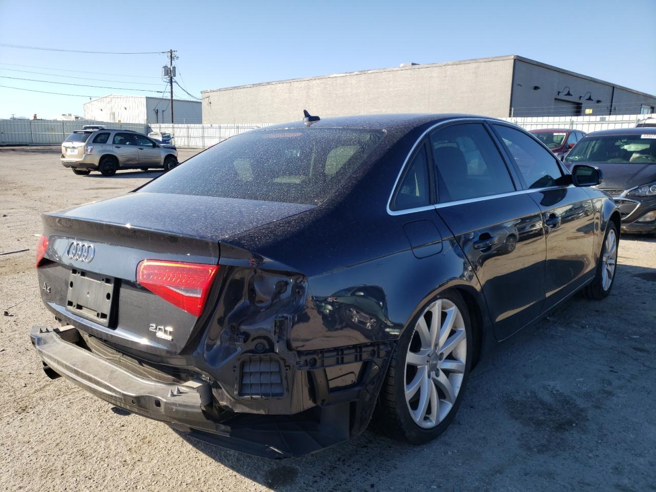 Photo 4 from auction – 2013 AUDI A4 PREMIUM with VIN WAUFFAFL7DN034961