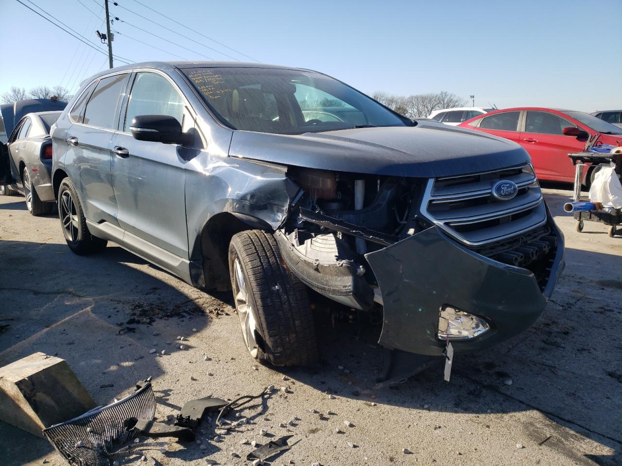 FORD EDGE SEL 2016 with VIN 2FMPK4J86GBC00244 - Photo from auction