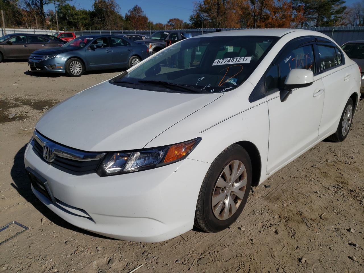 Photo 2 from auction – 2012 HONDA CIVIC LX with VIN 2HGFB2F52CH300160