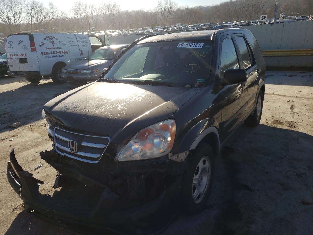 Photo 2 from auction – 2005 HONDA CR-V LX with VIN JHLRD78555C036201