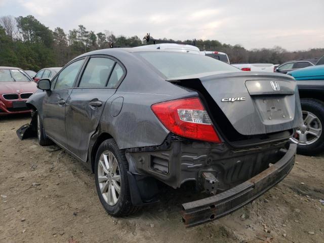 Photo 3 from auction – 2012 HONDA CIVIC EXL with VIN 19XFB2F93CE358436