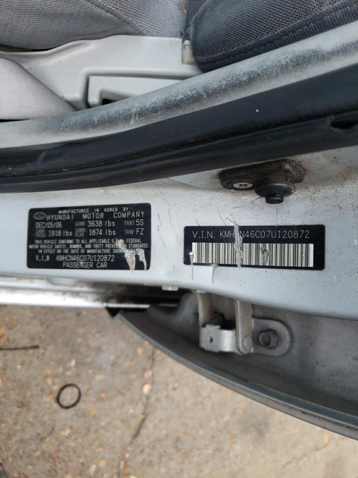 Photo 10 from auction – 2007 HYUNDAI ACCENT GLS with VIN KMHCN46C07U120872