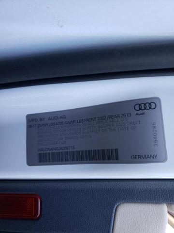 Photo 10 from auction – 2018 AUDI A4 PREMIUM with VIN WAUDNAF40JA068715