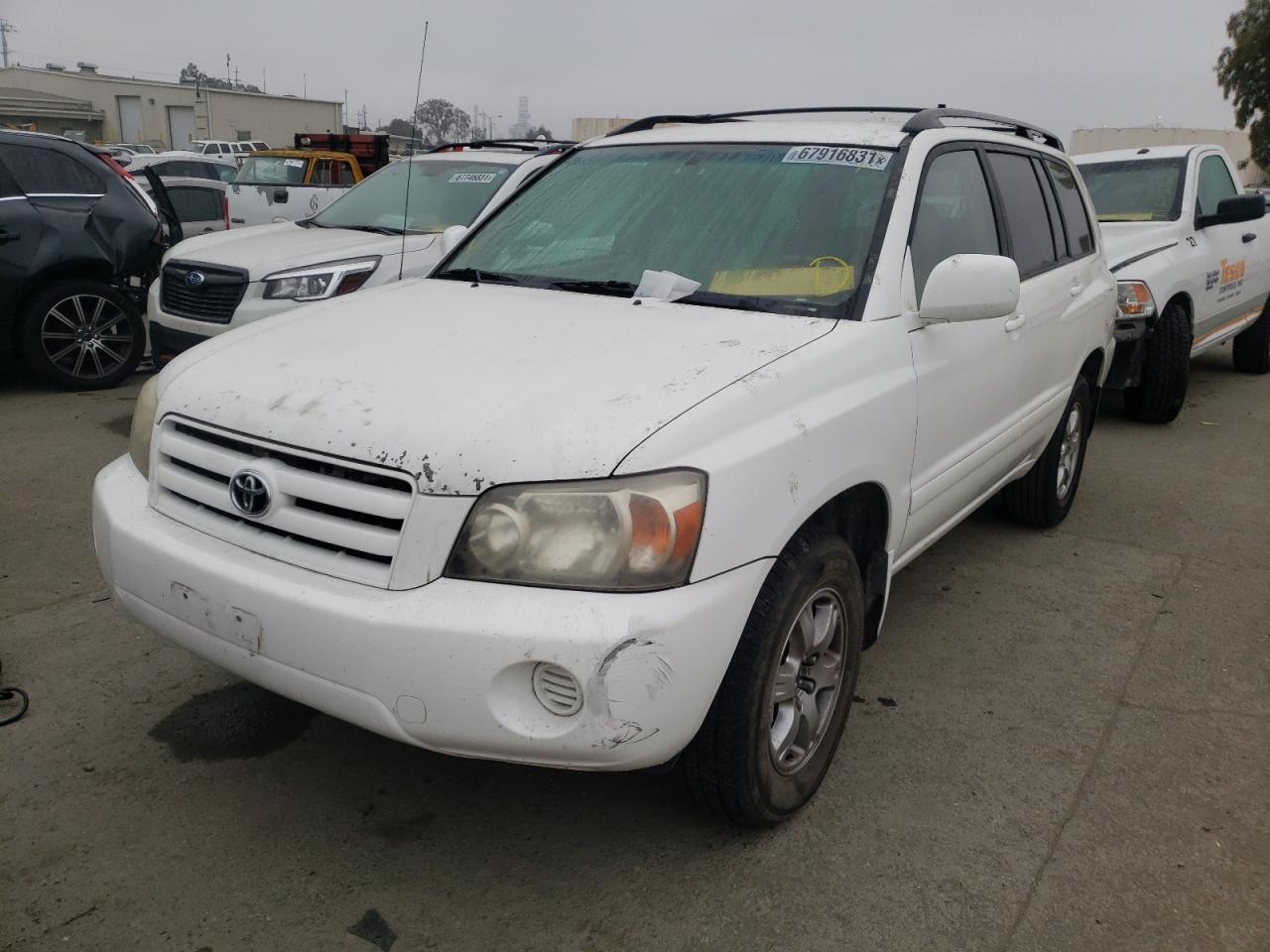 Photo 2 from auction – 2006 TOYOTA HIGHLANDER with VIN JTEEP21A460159726