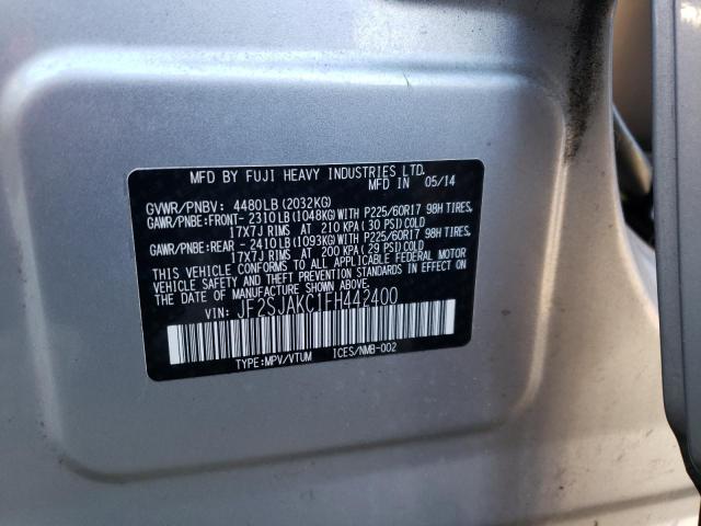 Фото 10 с аукциона – 2015 SUBARU FORESTER 2 с VIN JF2SJAKC1FH442400