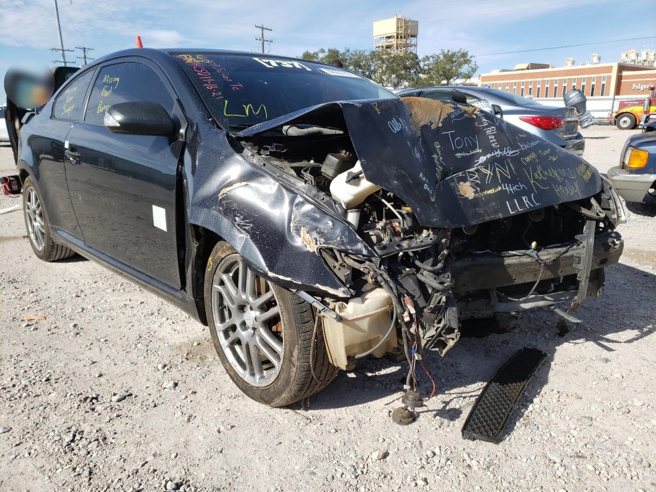 TOYOTA SCION TC 2007 with VIN JTKDE177870152350 - Photo from auction