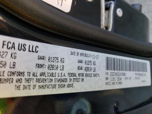 Photo 10 from auction – 2018 CHRYSLER 300 LIMITE with VIN 2C3CCAKG3JH195002