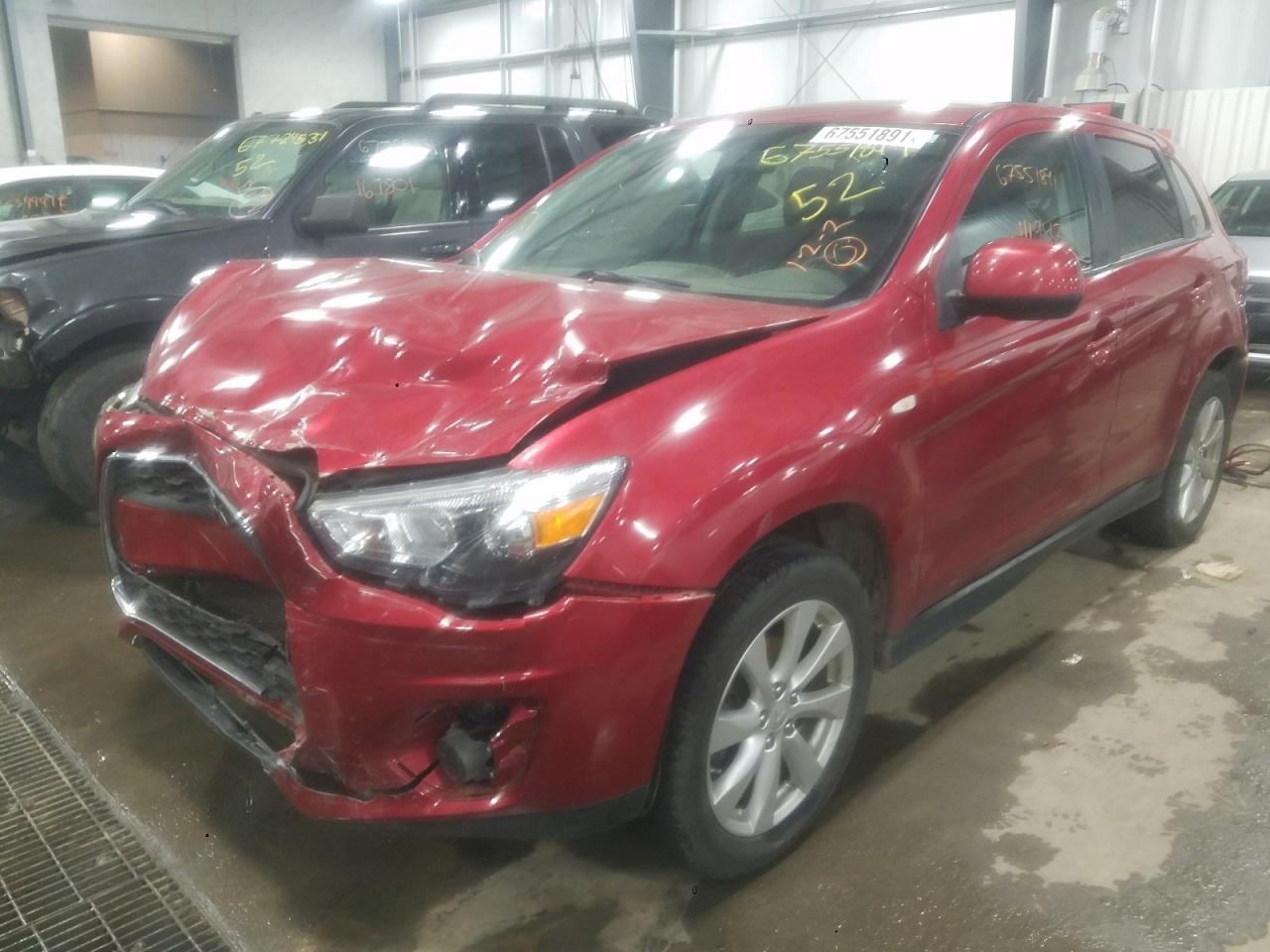 Photo 2 from auction – 2014 MITSUBISHI OUTLANDER with VIN 4A4AP3AU0EE029391