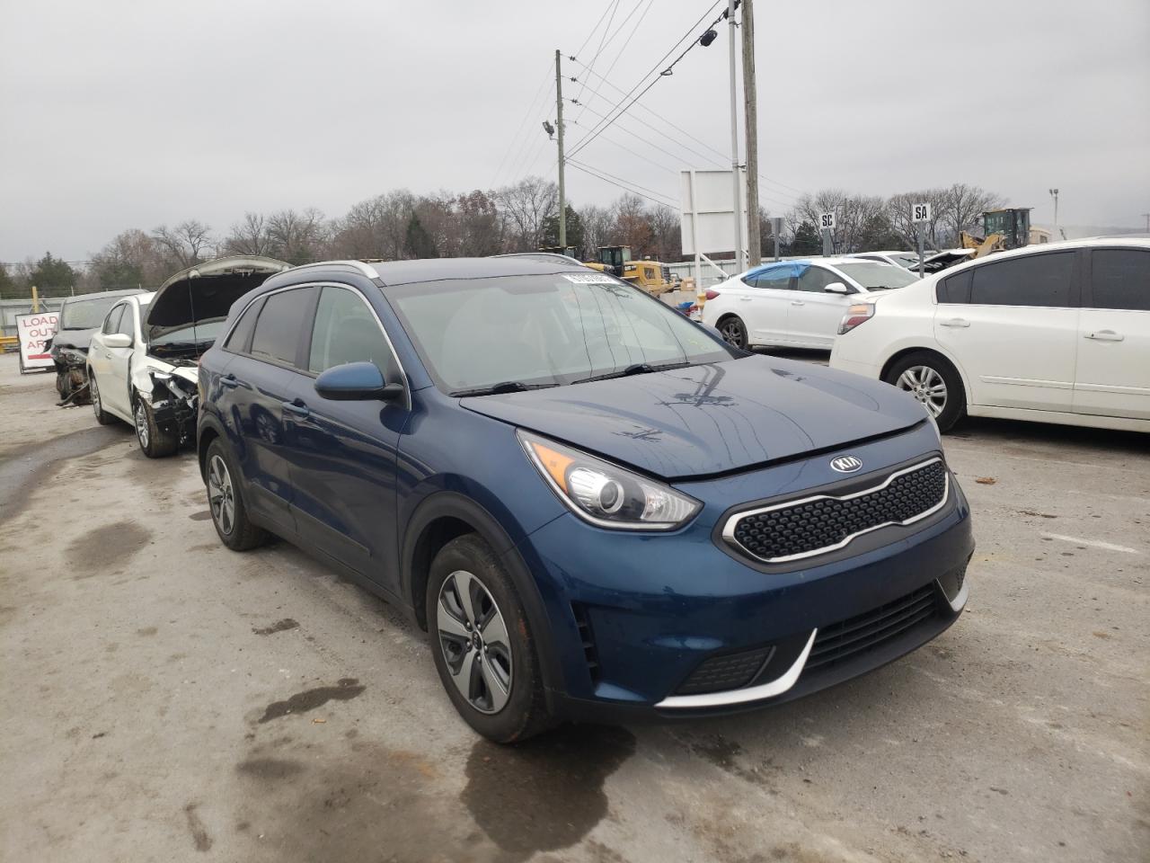 KIA NIRO FE 2019 مع رقم تعريف المركبة KNDCB3LC5K5217421 - صورة من المزاد
