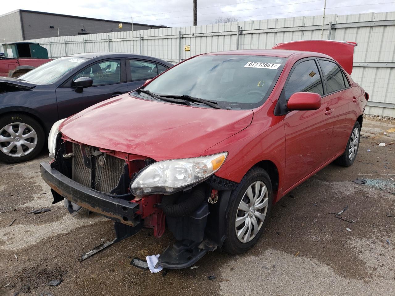 Photo 2 from auction – 2012 TOYOTA COROLLA BA with VIN 2T1BU4EE0CC791097