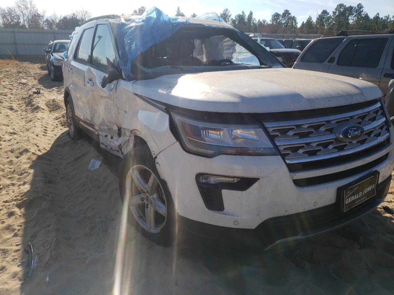 FORD EXPLORER X 2019 with VIN 1FM5K7D84KGA94835 - Photo from auction