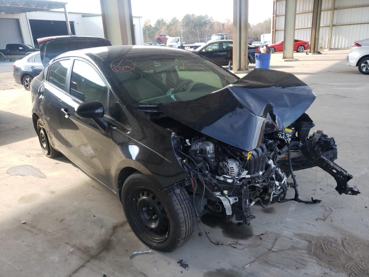 KIA RIO LX 2017 with VIN KNADM4A31H6011813 - Photo from auction