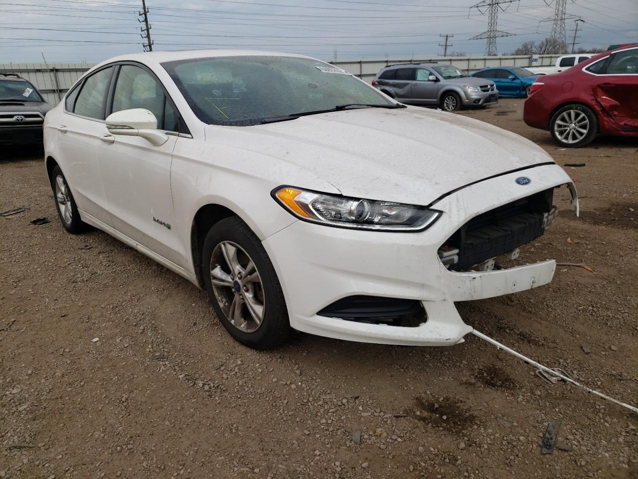 FORD FUSION SE 2014 with VIN 3FA6P0LU2ER253080 - Photo from auction