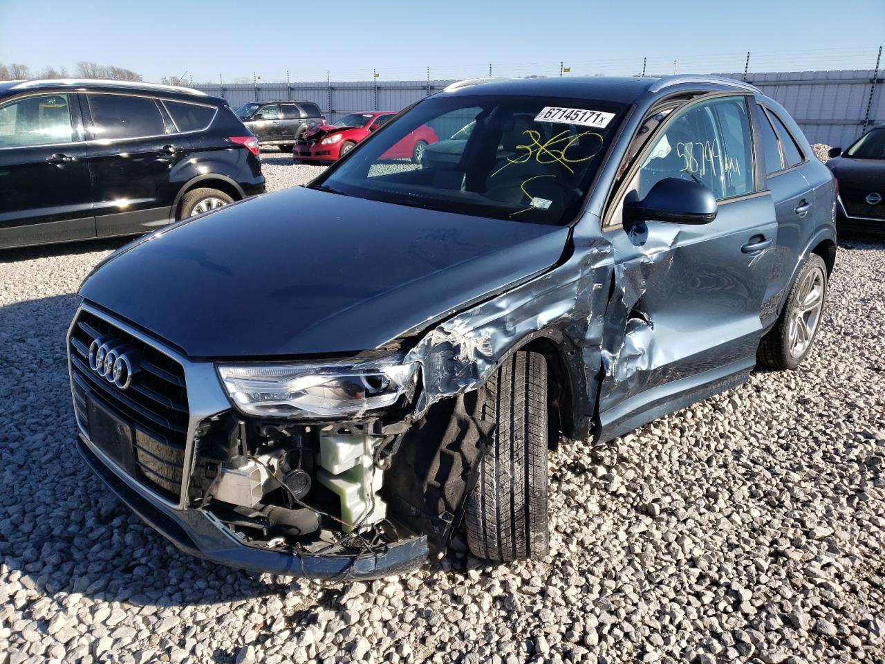 Photo 2 from auction – 2018 AUDI Q3 PREMIUM with VIN WA1ECCFS1JR011488