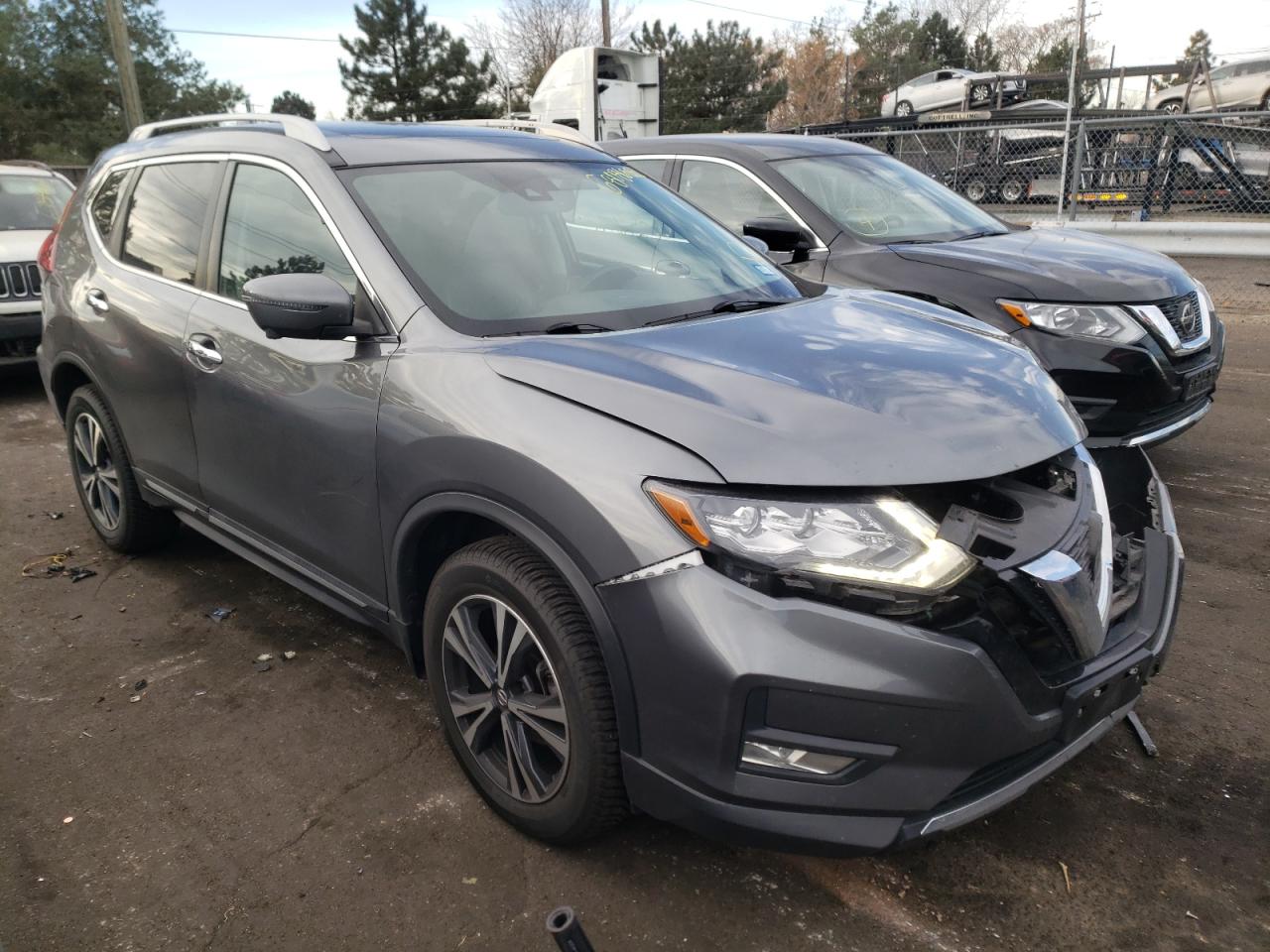 NISSAN ROGUE S 2018 with VIN 5N1AT2MV2JC796078 - Photo from auction