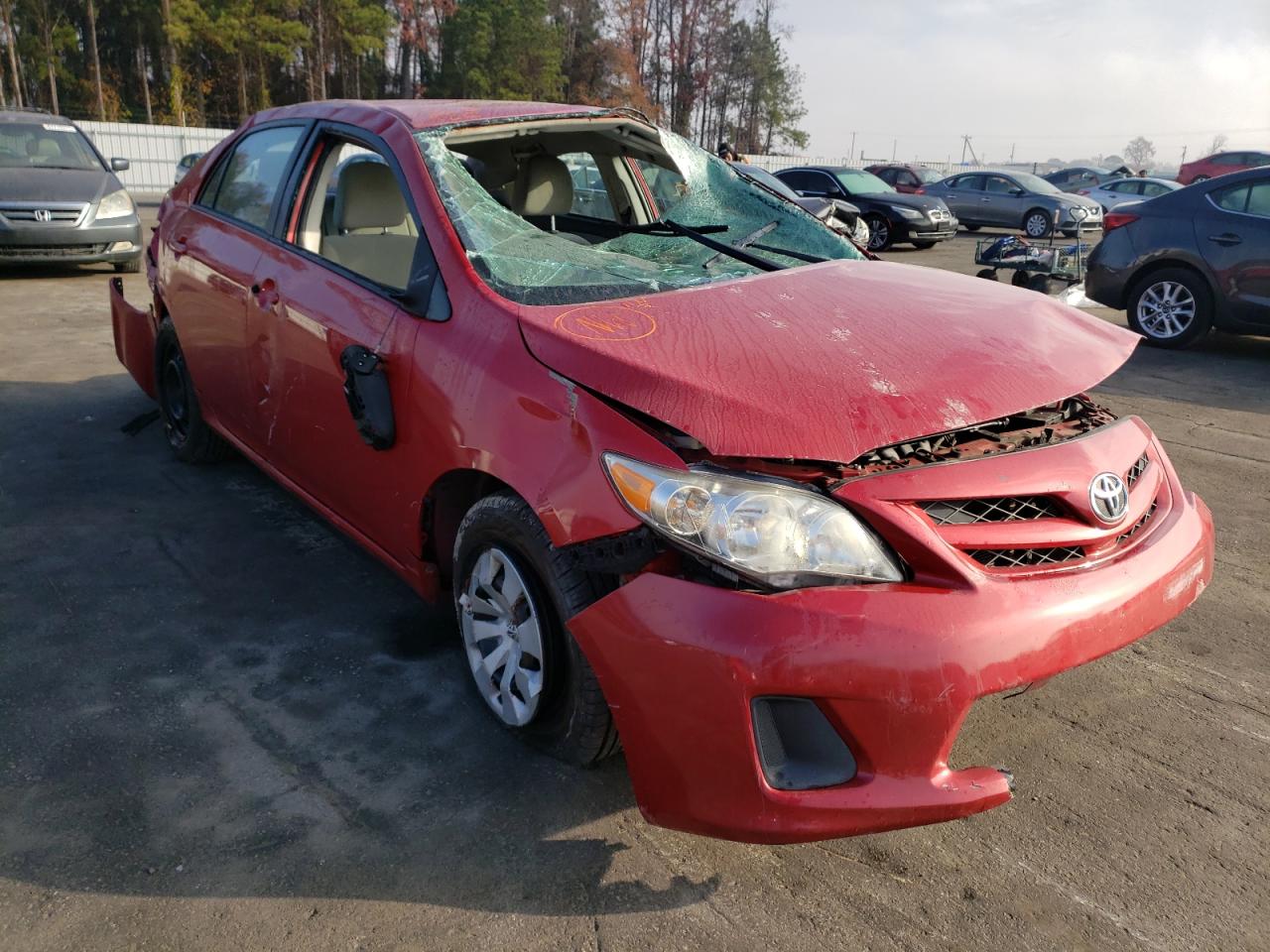 TOYOTA COROLLA BA 2011 with VIN 2T1BU4EE9BC652939 - Photo from auction