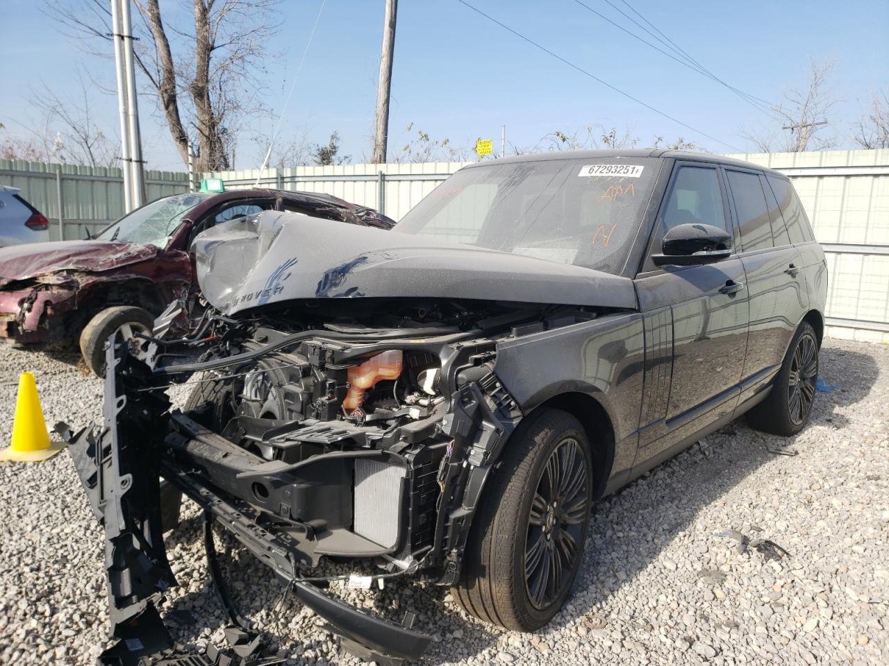 Photo 2 from auction – 2022 LAND ROVER RANGE ROVE with VIN SALGS2RU5NA461540