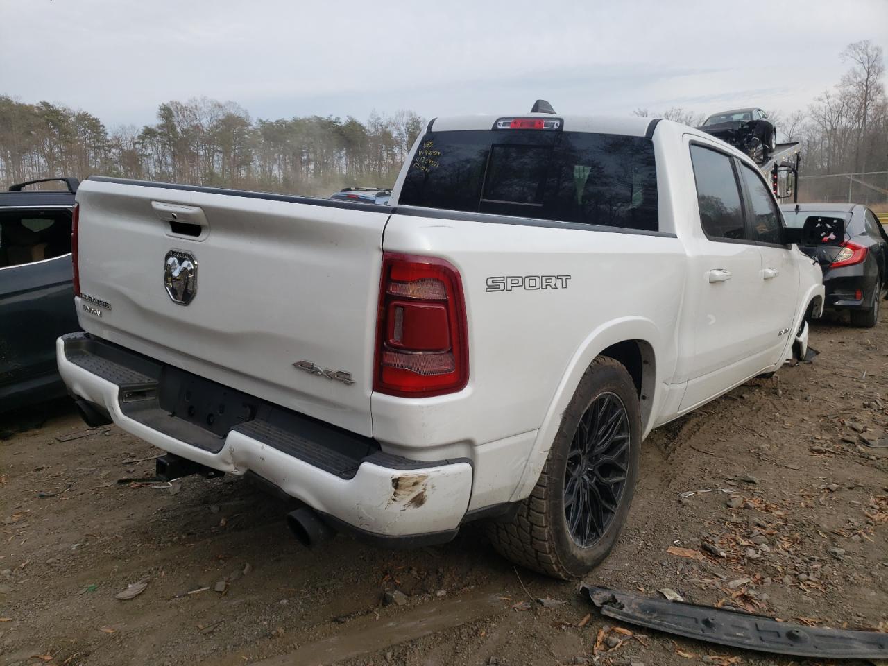 Photo 4 from auction – 2021 RAM 1500 LARAM with VIN 1C6SRFJTXMN810469