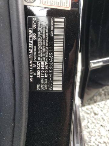 Photo 10 from auction – 2013 MERCEDES-BENZ E 350 with VIN WDDHF5KB5DA691111