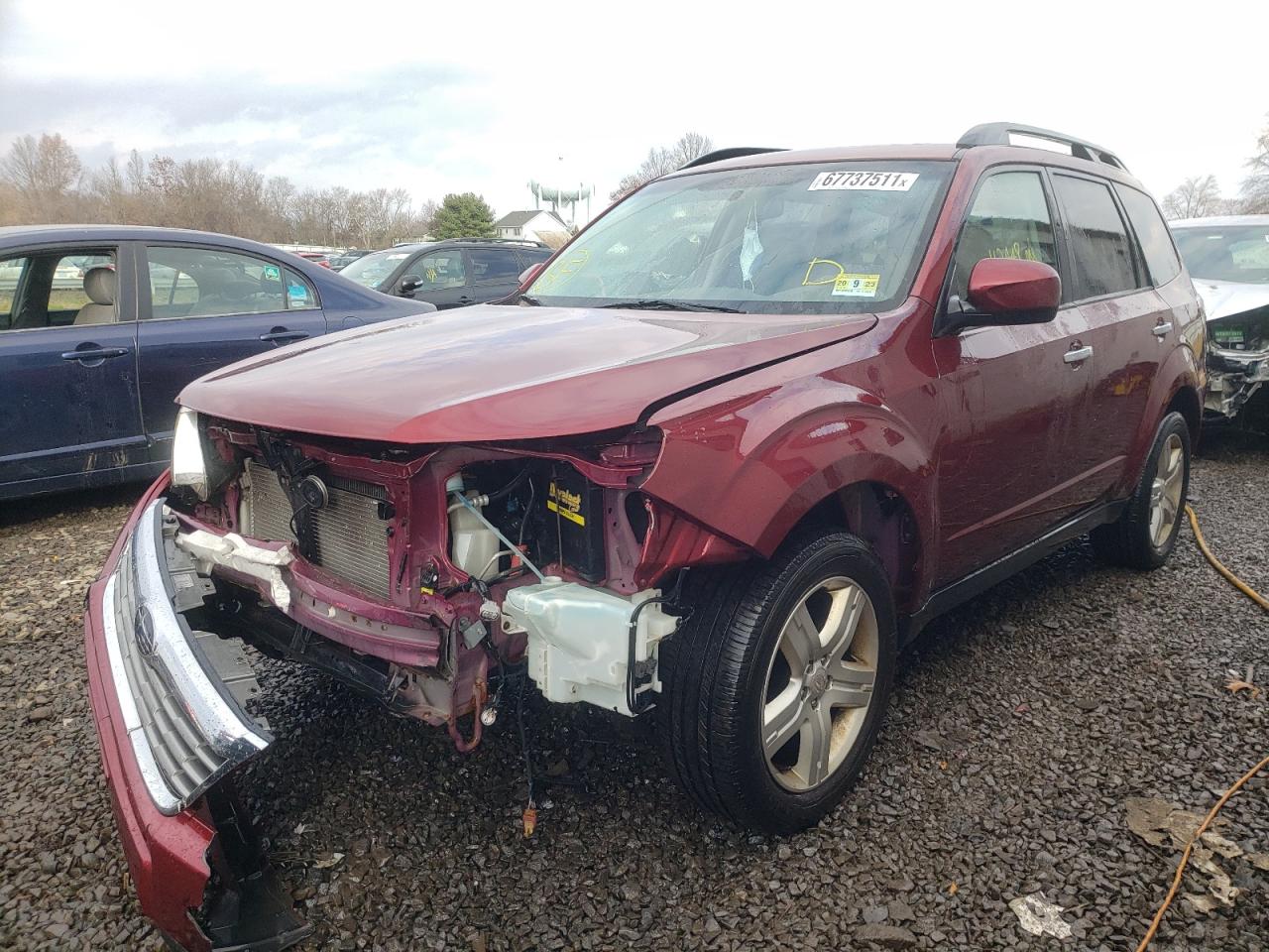 Photo 2 from auction – 2010 SUBARU FORESTER 2 with VIN JF2SH6DC4AH910070