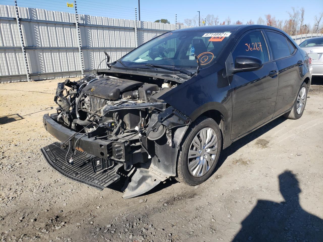 Photo 2 from auction – 2019 TOYOTA COROLLA L with VIN 2T1BURHE3KC195408