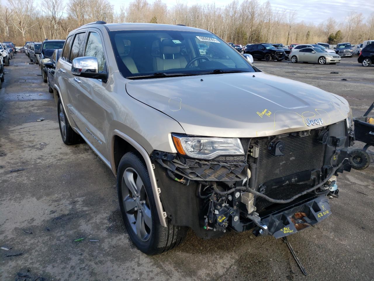 JEEP GRAND CHER 2014 with VIN 1C4RJFCT6EC294605 - Photo from auction