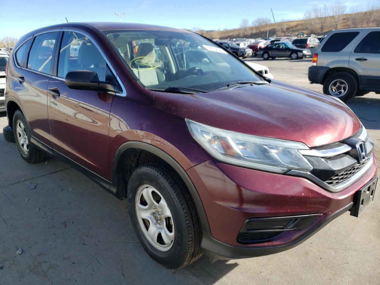 Photo 1 from auction – 2015 HONDA CR-V LX with VIN 2HKRM4H33FH646226