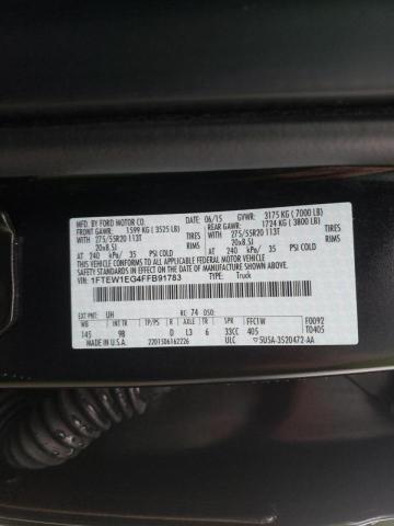 Photo 10 from auction – 2015 FORD F150 SUPER with VIN 1FTEW1EG4FFB91783