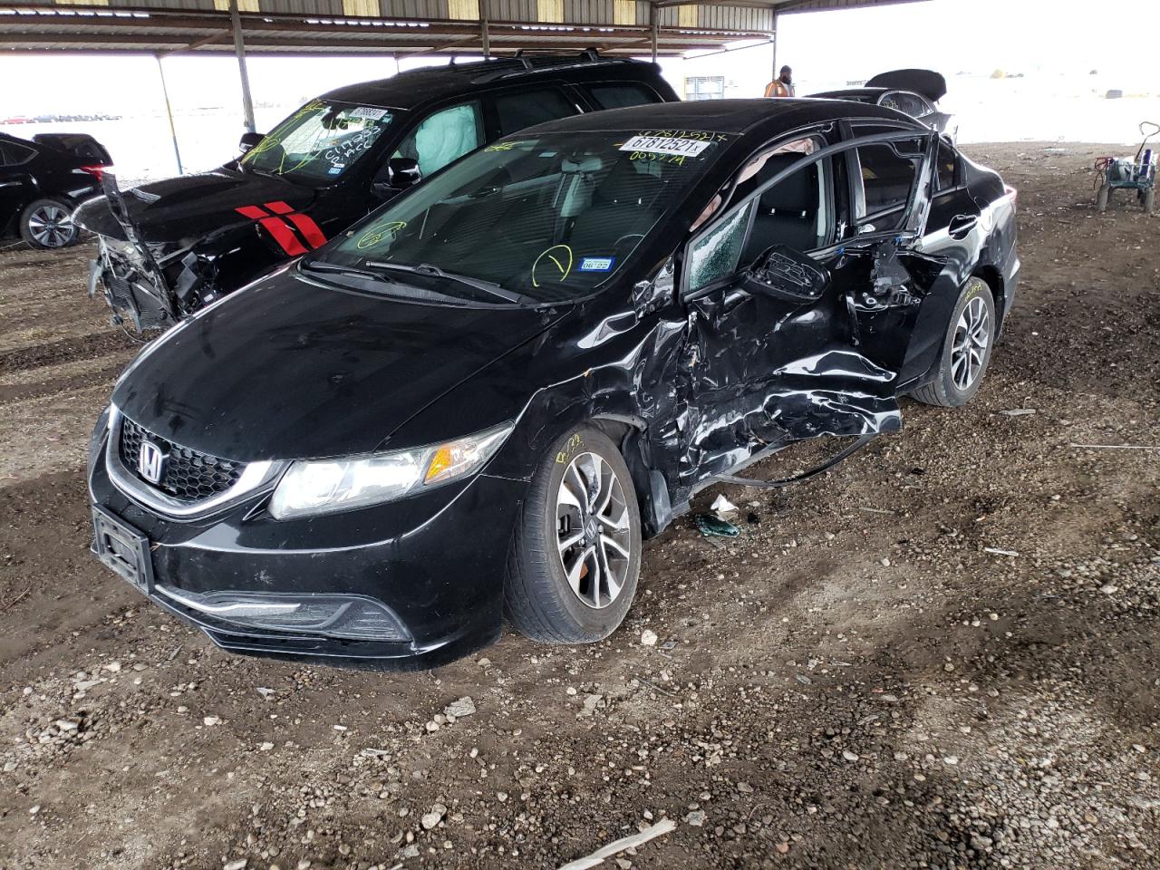 Photo 2 from auction – 2015 HONDA CIVIC EX with VIN 19XFB2F82FE005374