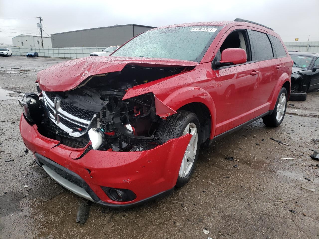 Photo 2 from auction – 2012 DODGE JOURNEY SX with VIN 3C4PDCBG3CT353872