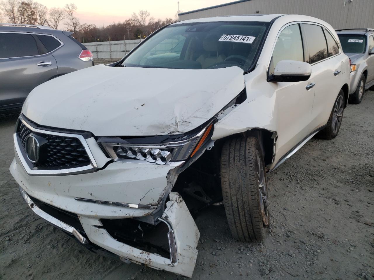 Photo 2 from auction – 2019 ACURA MDX TECHNO with VIN 5J8YD3H58KL010223