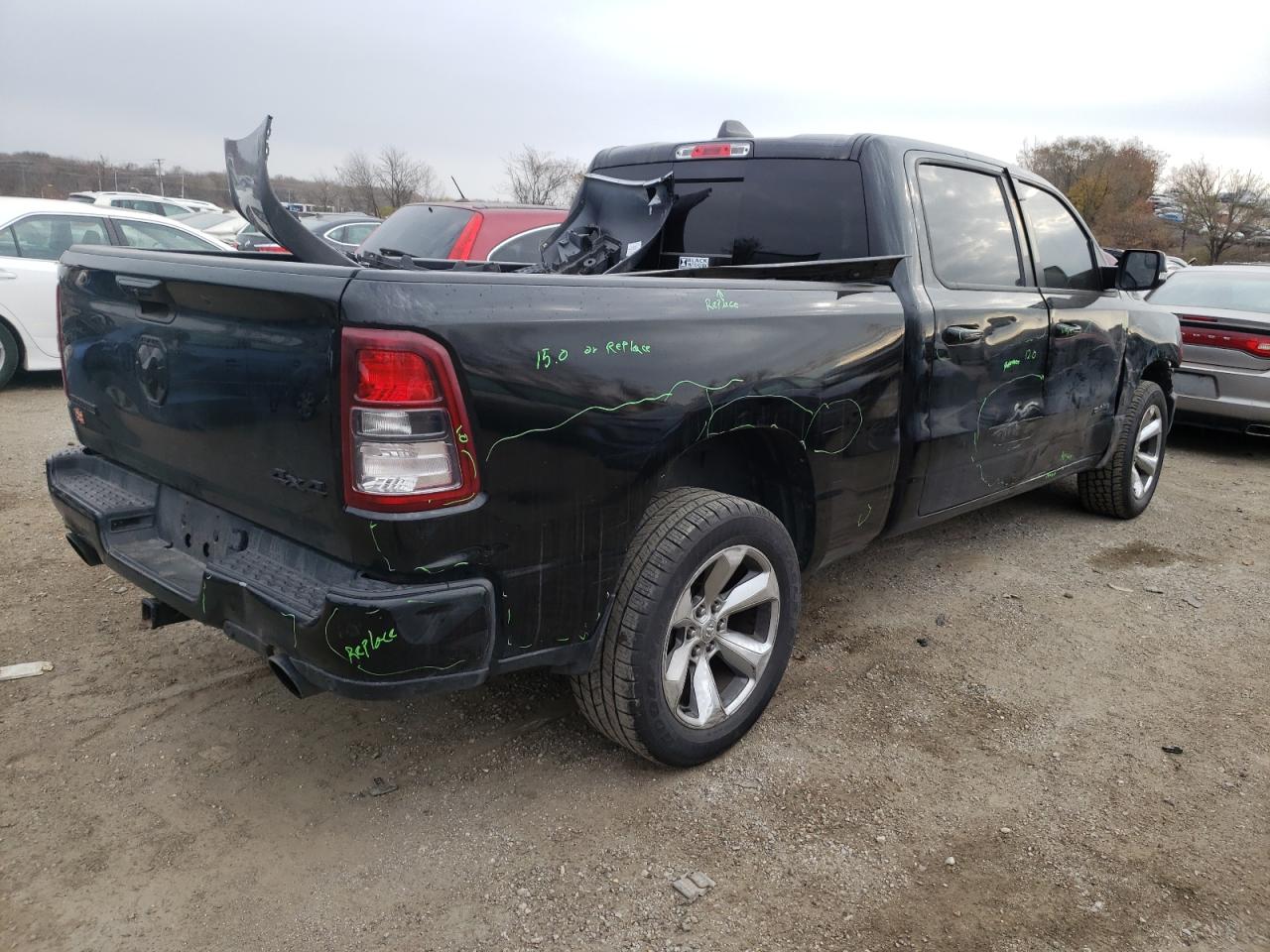 Photo 4 from auction – 2019 RAM 1500 BIG H with VIN 1C6SRFMTXKN901119