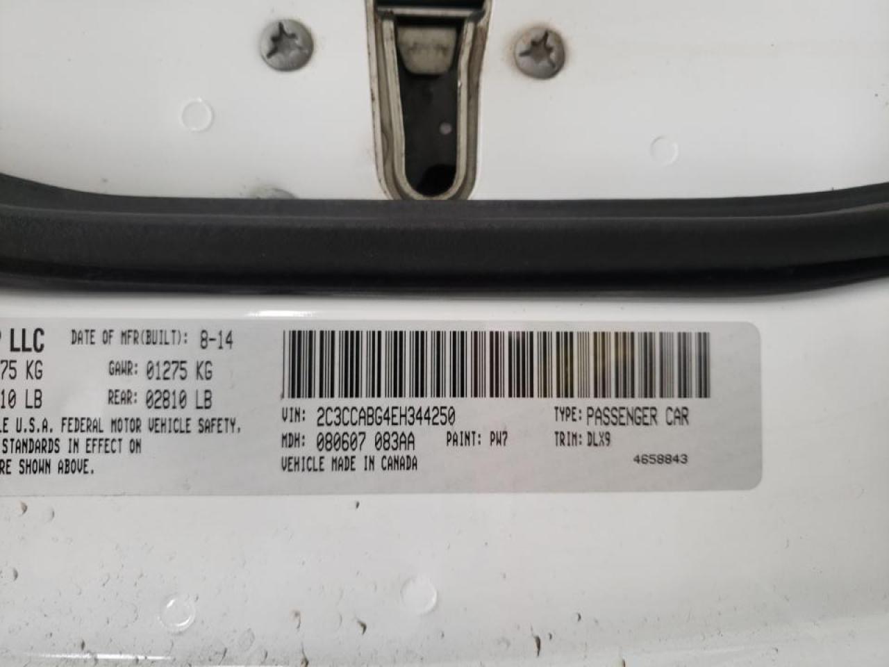 Photo 10 from auction – 2014 CHRYSLER 300 S with VIN 2C3CCABG4EH344250