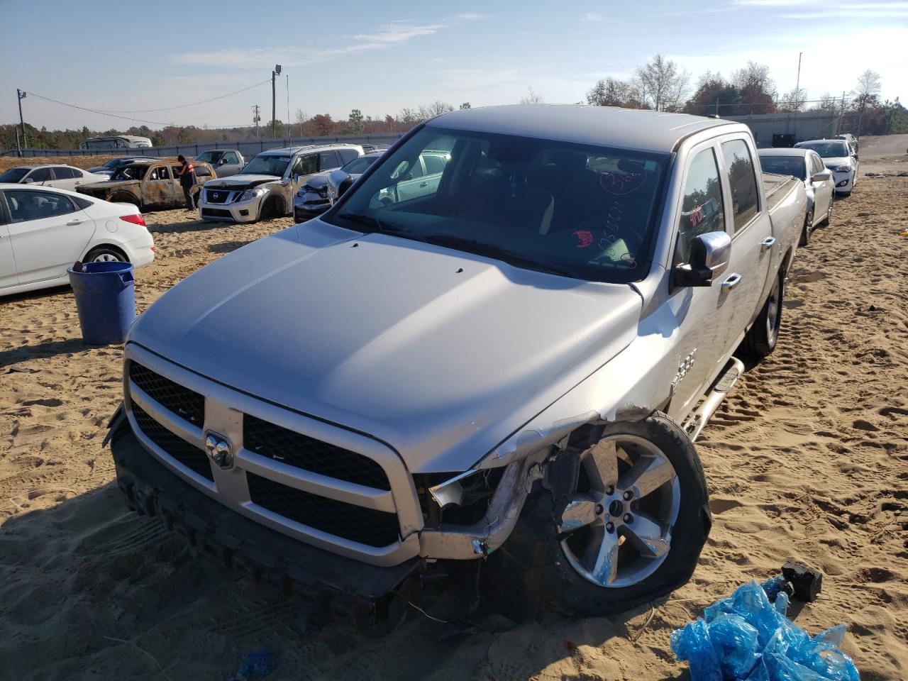 Photo 2 from auction – 2014 RAM 1500 ST with VIN 1C6RR7KT5ES394076
