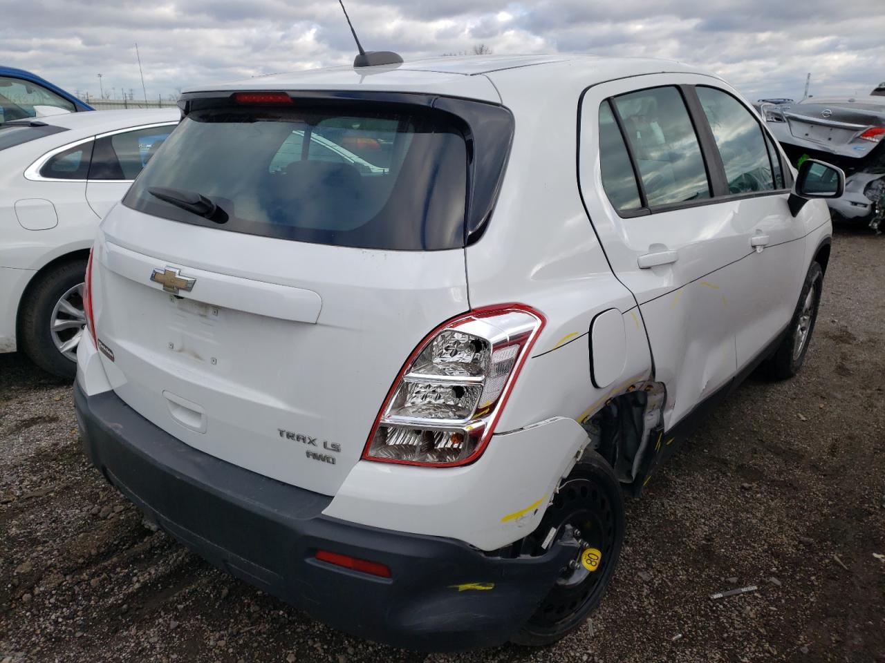 Photo 4 from auction – 2016 CHEVROLET TRAX LS with VIN KL7CJNSB7GB762078