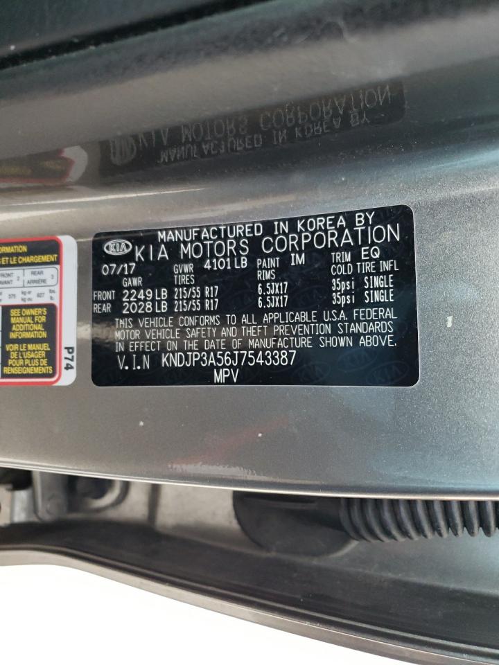 Photo 10 from auction – 2018 KIA SOUL + with VIN KNDJP3A56J7543387