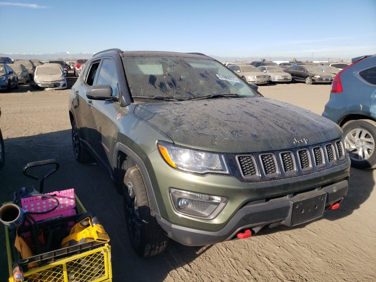 JEEP COMPASS TR 2019 with VIN 3C4NJDDB1KT683869 - Photo from auction
