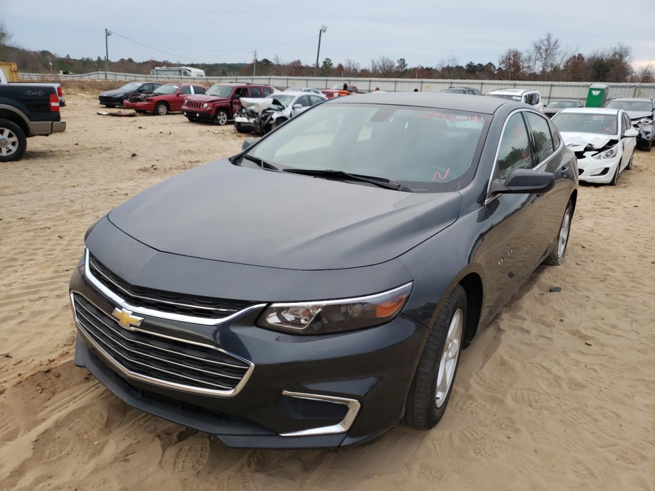 Photo 2 from auction – 2017 CHEVROLET MALIBU LS with VIN 1G1ZB5ST4HF216246